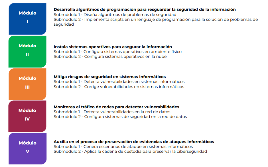 Mapa de competencias en ciberseguridad